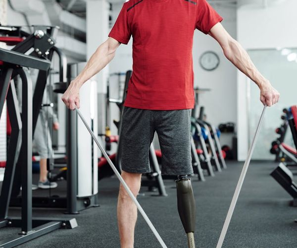 Person feeling energetic after a light cardio session outdoors.